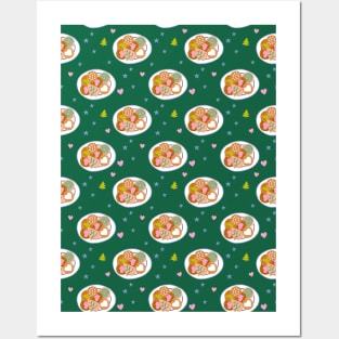 Christmas pattern Posters and Art